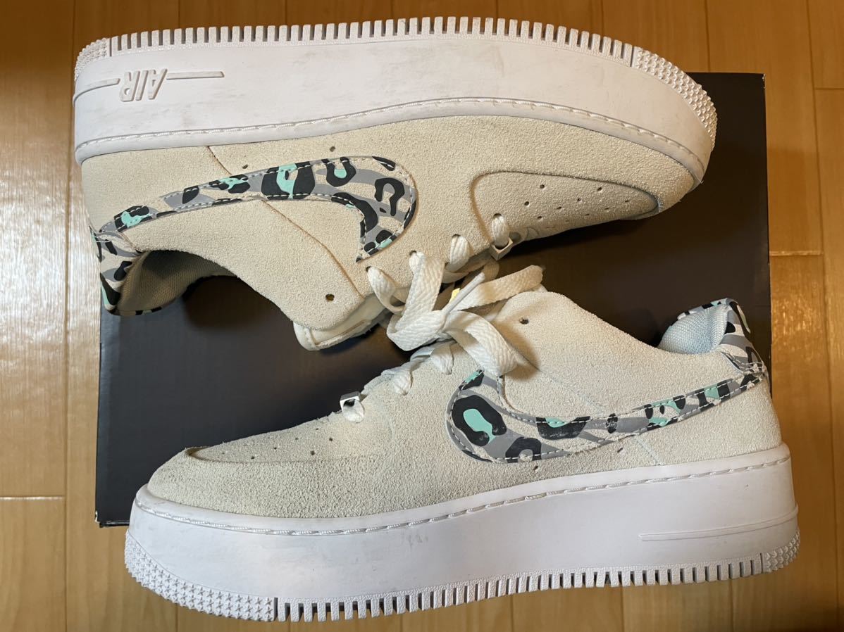 26.5cm NIKE W AF1 SAGE LOW AIR FORCE 1 ナイキ ウィメンズ エア フォース 1 セージ ロー スニーカー レオパード CQ7511-071_画像6