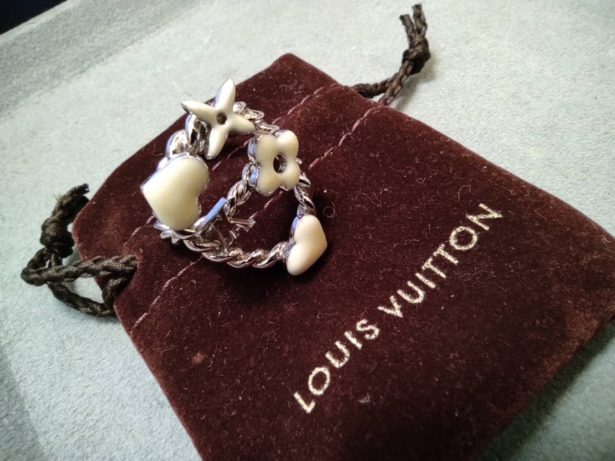 ★送料無料即決★LOUIS VUITTON (ルイヴィトン) ハート・フラワー　リング M65466 ・ 12号_画像5