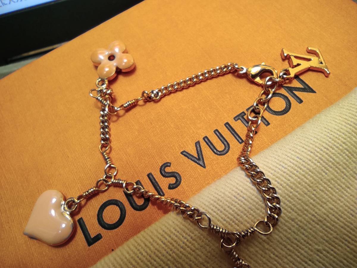 ★送料無料即決★LOUIS VUITTON (ルイヴィトン) ブラスレ スウィートモノグラム 　ブレスレット M65748_画像5