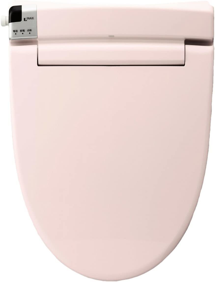 ピンク LIXIL(リクシル) INAX 温水洗浄便座 【日本製】 2年保証 脱臭機能付 リモコン式 貯湯式 シャワートイレ ピ