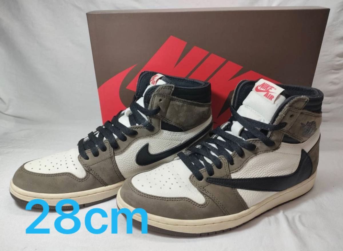 最大2000円引き マラソン期間 nike AIR JORDAN 1 travis scott 28cm