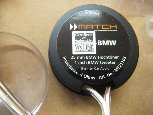 マッチ MATCH MS 42C-BMW.1 10cm2WAYトレードインスピーカー　適合、要確認　現品限り_画像6