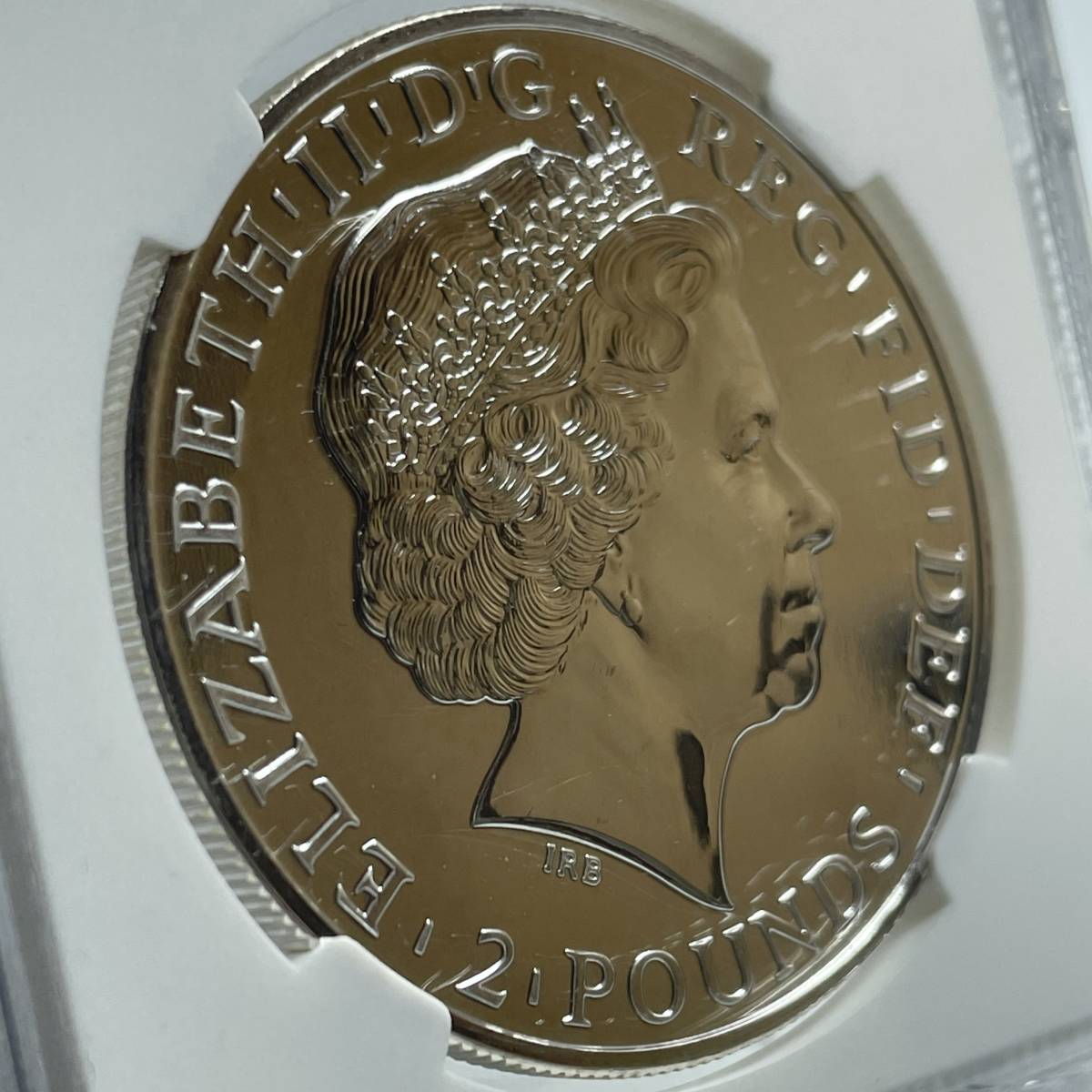 【MS68】 2011 イギリス ブリタニア 2ポンド 1オンス 銀貨 NGC アンティークコイン モダン_画像7