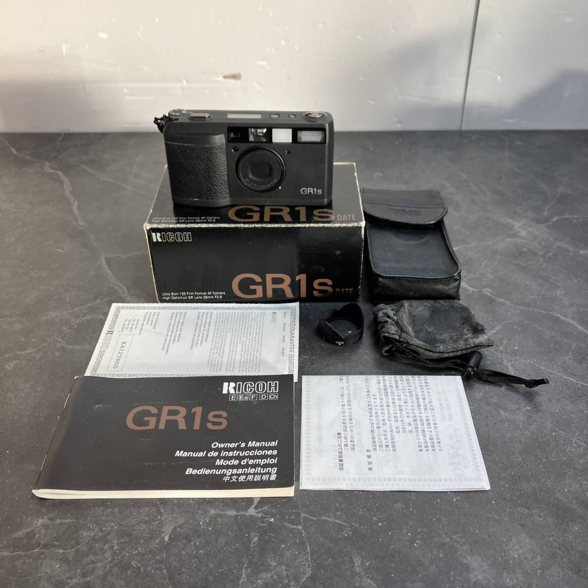 レビューで送料無料】 RICOH Ricoh リコー GR1s フィルムカメラ GR1S