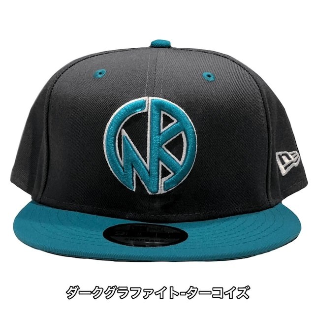 匿名送料無料 ☆★キン肉マンアパレル New Era 9FIFTY KINマーク 刺繍 ダークグラファイト-ターコイズ キャップ CAP ☆★/帽子// ★即決！_画像1