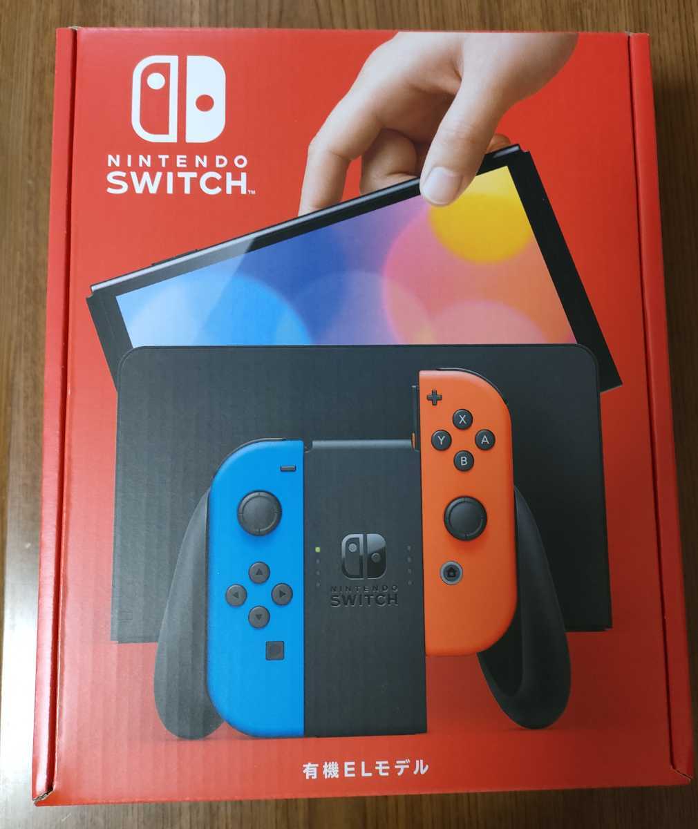 WEB限定】 新品 Nintendo Switch 有機ELモデル ネオンブルー レッド 