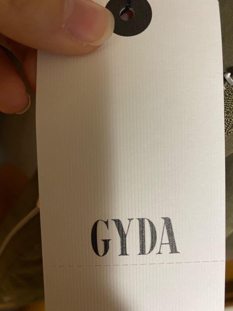【GYDA】アウター　カーキ　レディース　ロングコート　ダウン　ジャケット　ファー付き　ファッション