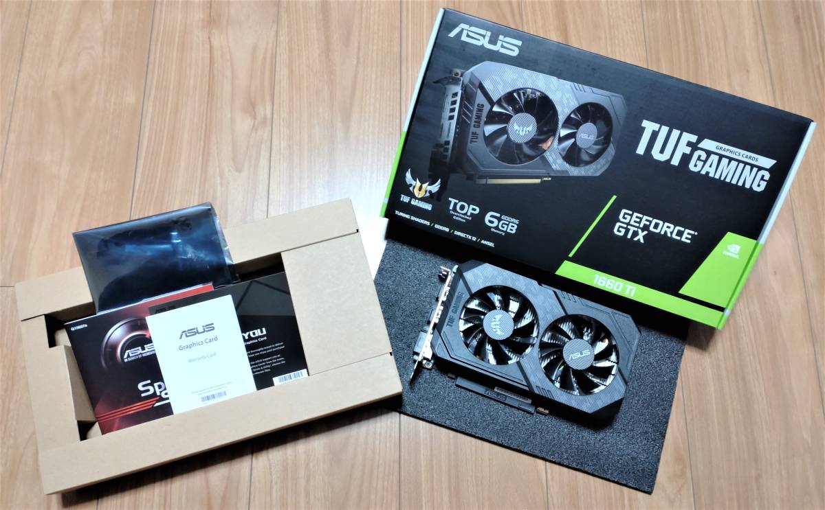GeForce GTX 1660 Ti　ASUS TUF GTX1660T T6G EVO GAMING PCIExp 6GB　【グラフィックボード・ビデオカード】2品目