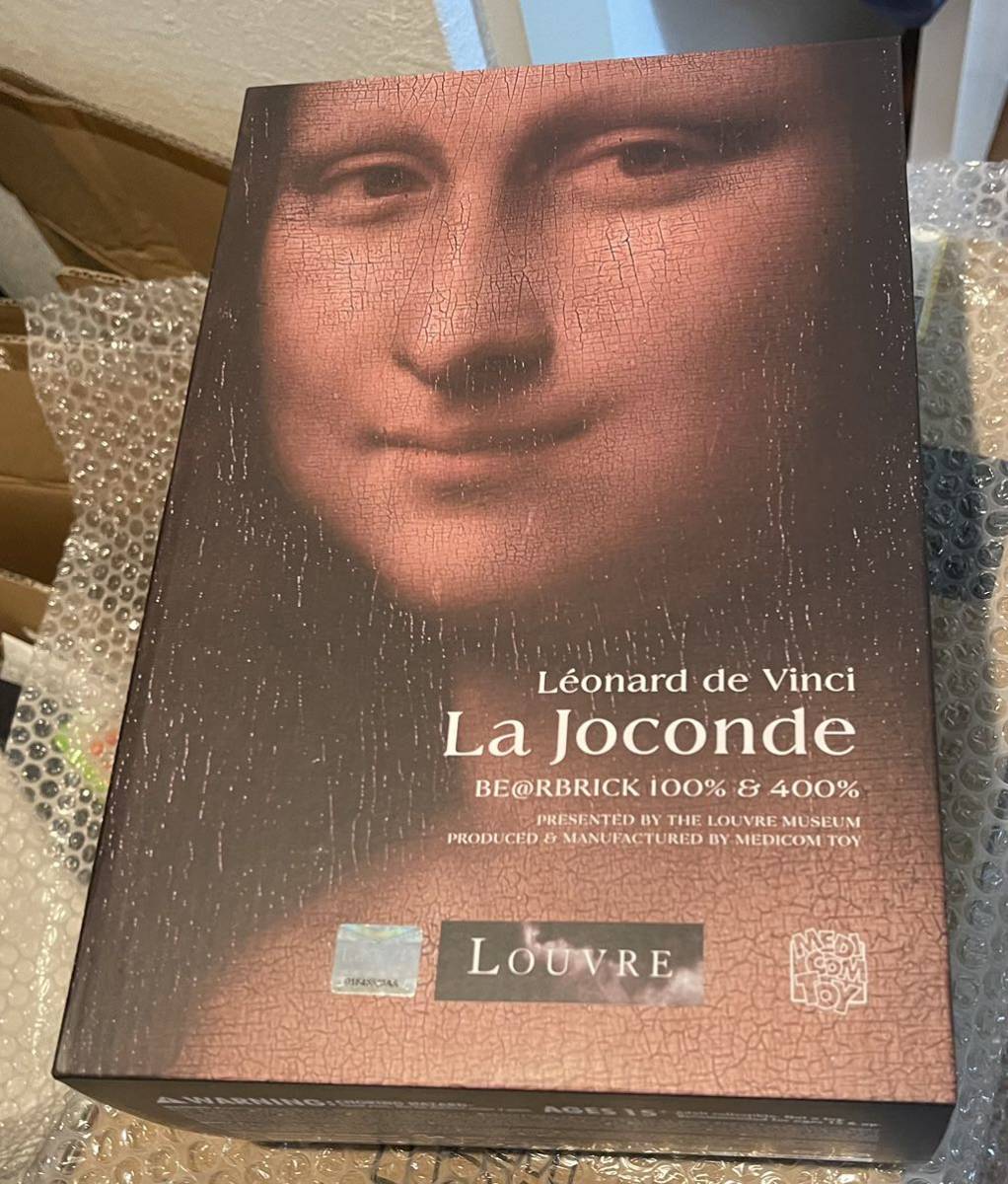 BE@RBRICK LEONARD DE VINCI Mona Lisa 100％＆400％ モナリザ ベア
