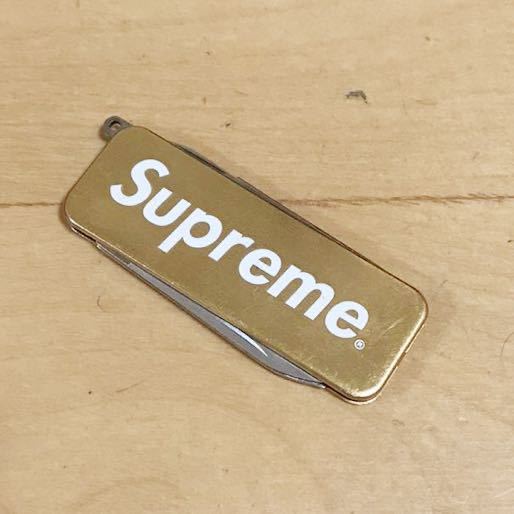 Supreme 初期 05AW Zippo Multi Tool Pocketknife Keychain Gold ジッポ ポケットナイフ キーチェーン キーホルダー ジッポ マルチツール_画像4