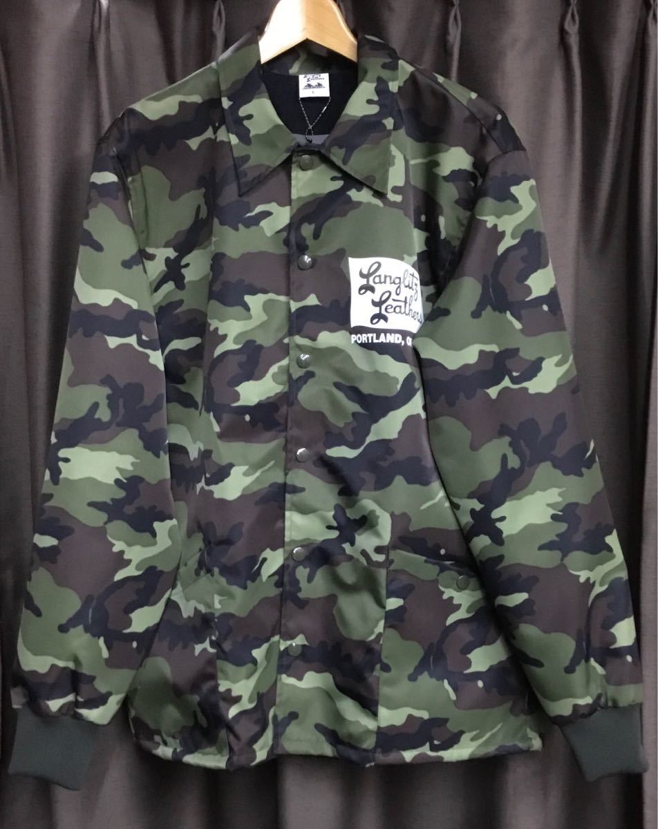 ヤフオク! - ラングリッツレザー コーチジャケット CAMO