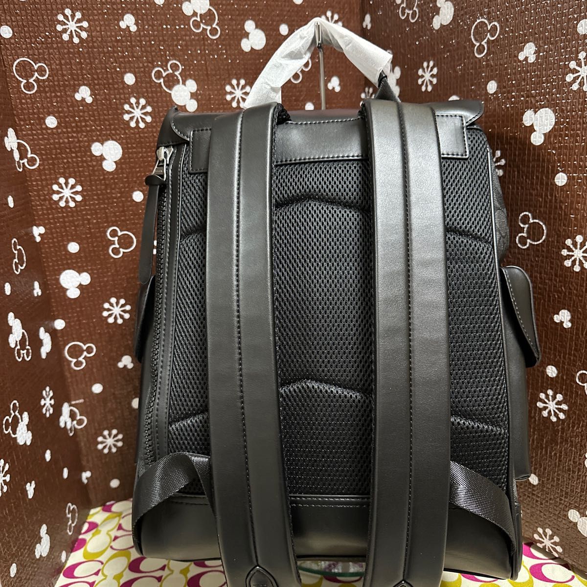 新品 COACHシグネチャー柄/リビングトン バックパック|PayPayフリマ