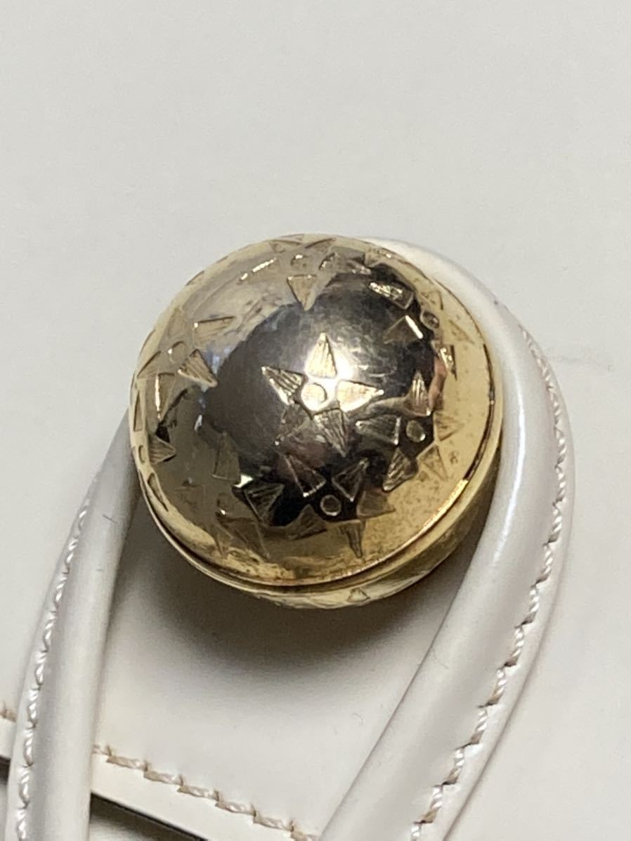 希少 美品 セリーヌ スターボール バイカラー レザー ショルダーバッグ