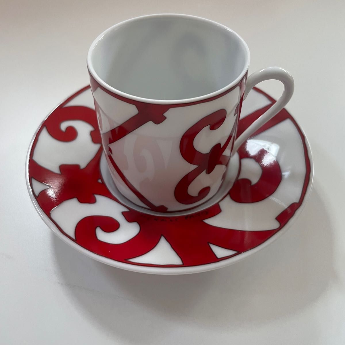 お洒落に☆ エルメス HERMES ガダルキヴィール コーヒーカップ 皿