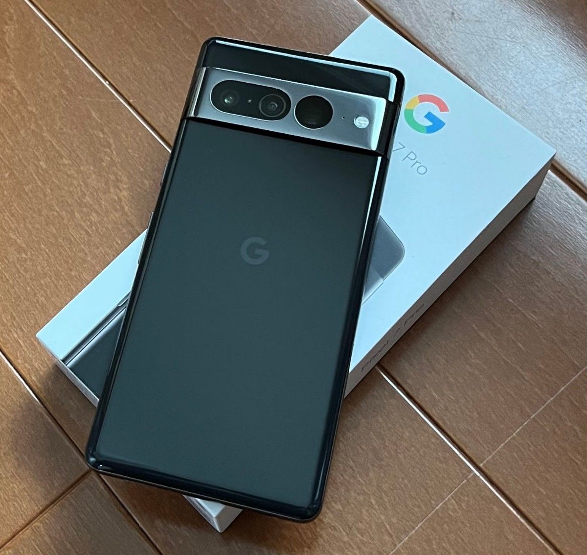 美品 ケース フィルム付き Google Pixel 7 Pro 128GB Obsidian ブラック Googleストア版