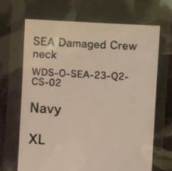 WIND AND SEA DAMAGED CREW NECK XL｜Yahoo!フリマ（旧PayPayフリマ）
