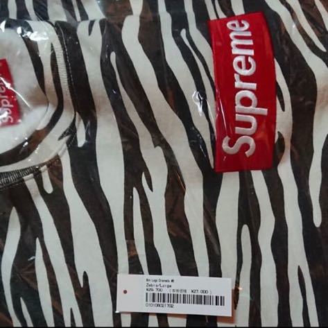Supreme Box Logo Crewneck Zebra L|PayPayフリマ
