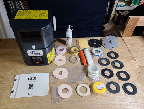 CD DVD disk grinder Plenty pre n tea CDR-30 business use disk cleaner operation goods accessory great number the same day use possible 