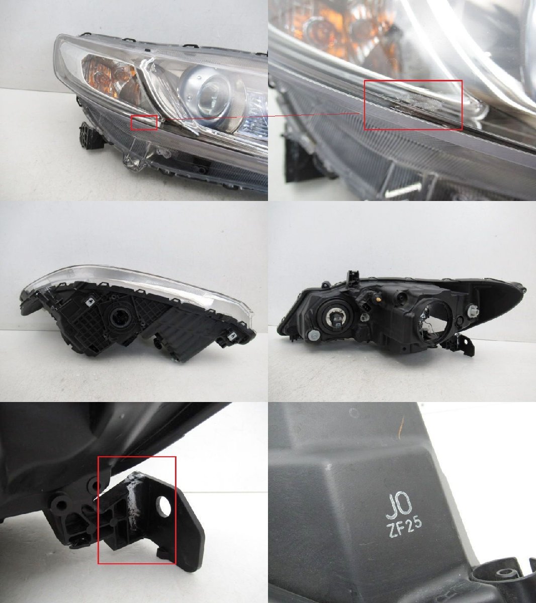 【即決有】 ホンダ オデッセイ RB3 RB4 前期 純正 右 ヘッドライト HID STANLEY P7692 (n077203)_画像2