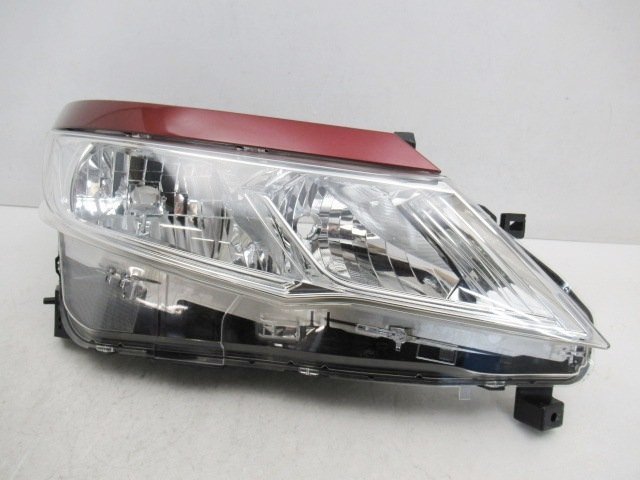 【良品】 日産 セレナ C27 前期 純正 右 ヘッドライト ハロゲン マルーンレッド KOITO 100-23719 (n076928)の画像1