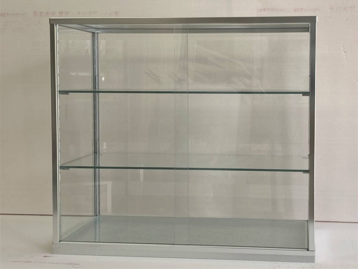 新品業務用ガラスショーケース 幅60高さ53.9cm 都内23区送料 1,000円 店舗ディスプレイ用 コレクションケースにも