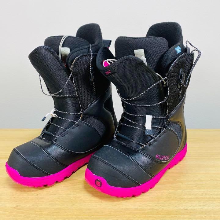 状態良好! BURTON MINT ASIA FIT ミント 25cm ピンク-