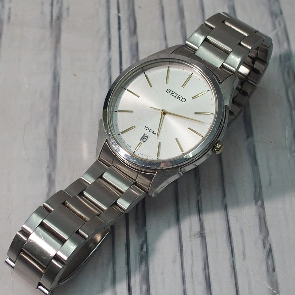 ヤフオク! - m002 E1【2 セイコー SEIKO 7N42-0FR0 100M デイ...