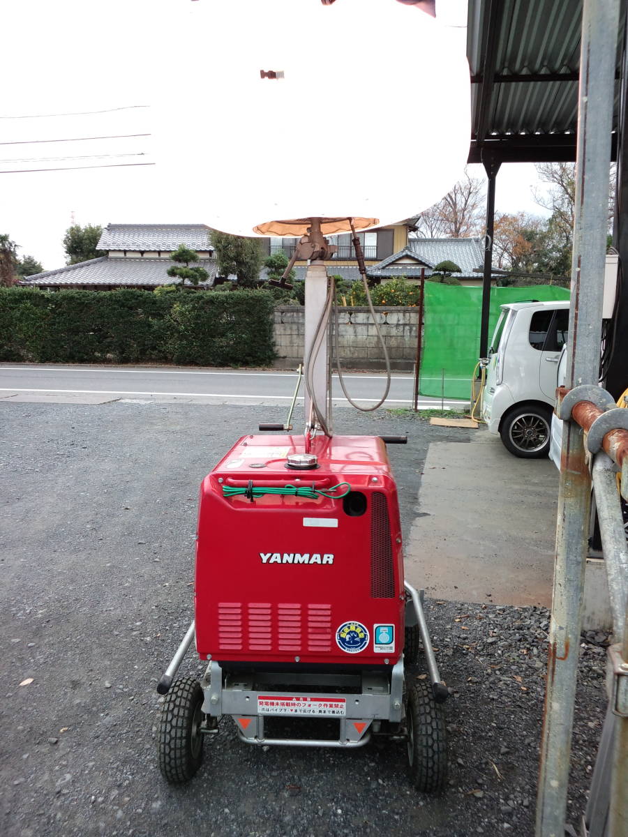  Yanmar floodlight ba Rune light diesel generator nighttime work nighttime construction work etc. convenience selling out commodity 1 point thing. beautiful goods fixtures 