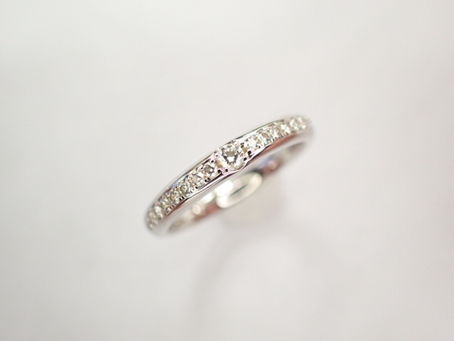 美品 ラザールダイヤモンド Pt950 ダイヤ計0.14ct デザイン リング