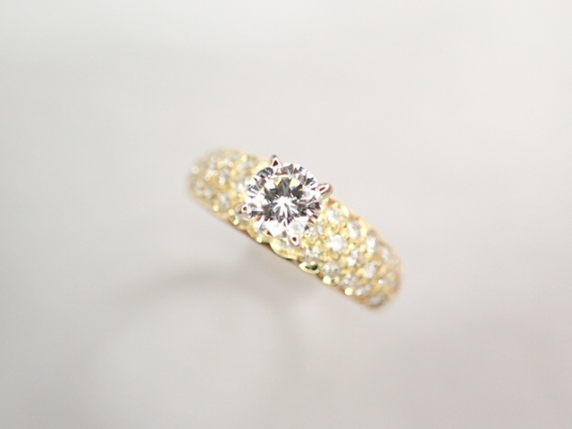 ヤフオク! - 美品 ポンテヴェキオ K18 ダイヤ0.388ct(F‐V ヤフオク! - 美品 ポンテヴェキオ K18 ダイヤ0.388ct(F‐V