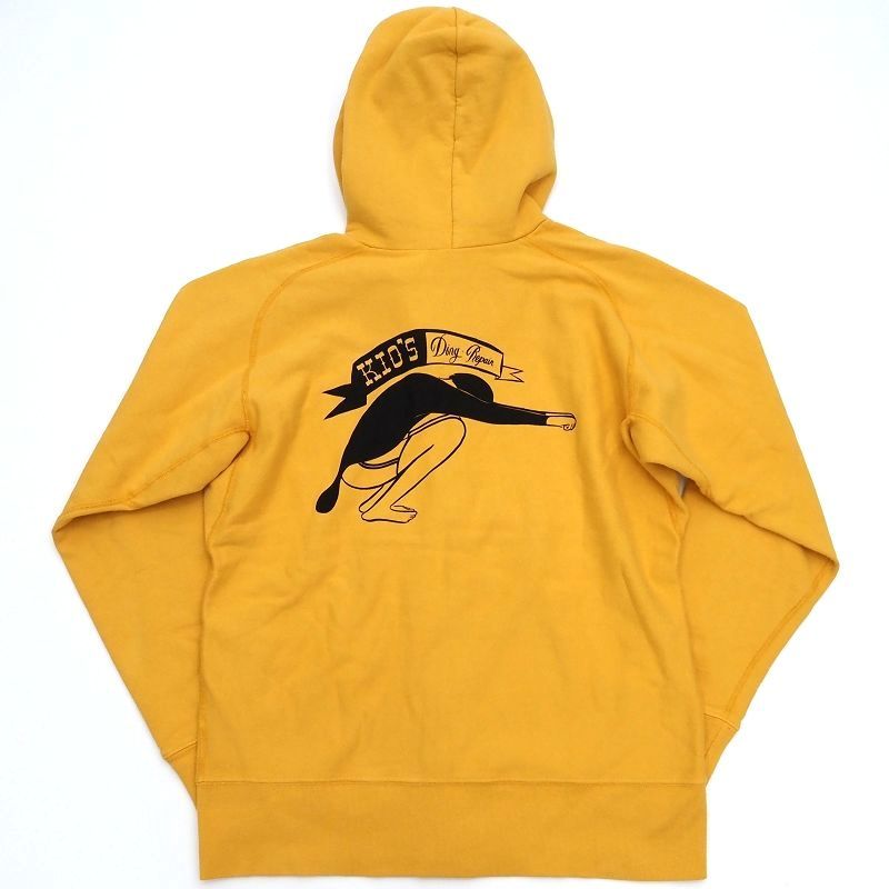 人気の雑貨がズラリ! 【サイズ:L】 パーカー Rat/アメリカ製 Yellow