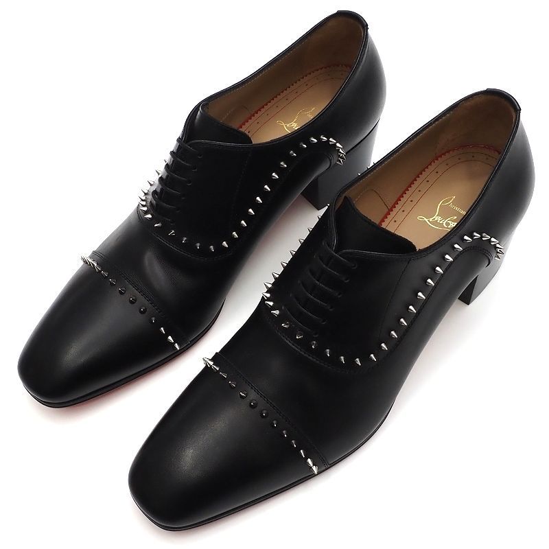 L03102 未使用品 Christian Louboutin レザーシューズ 【サイズ:44