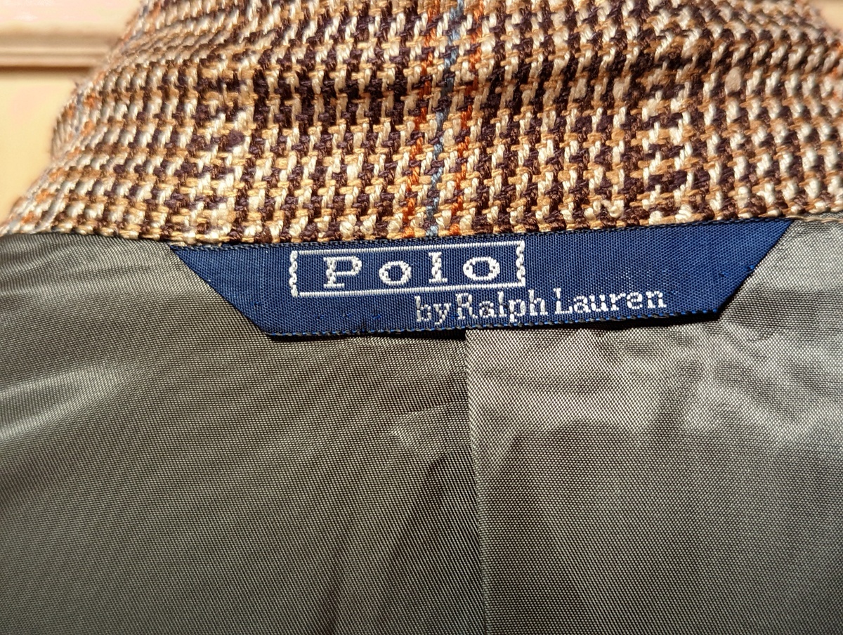新品タグ付き シルクツイード Polo Ralph Lauren ジャケット _画像2