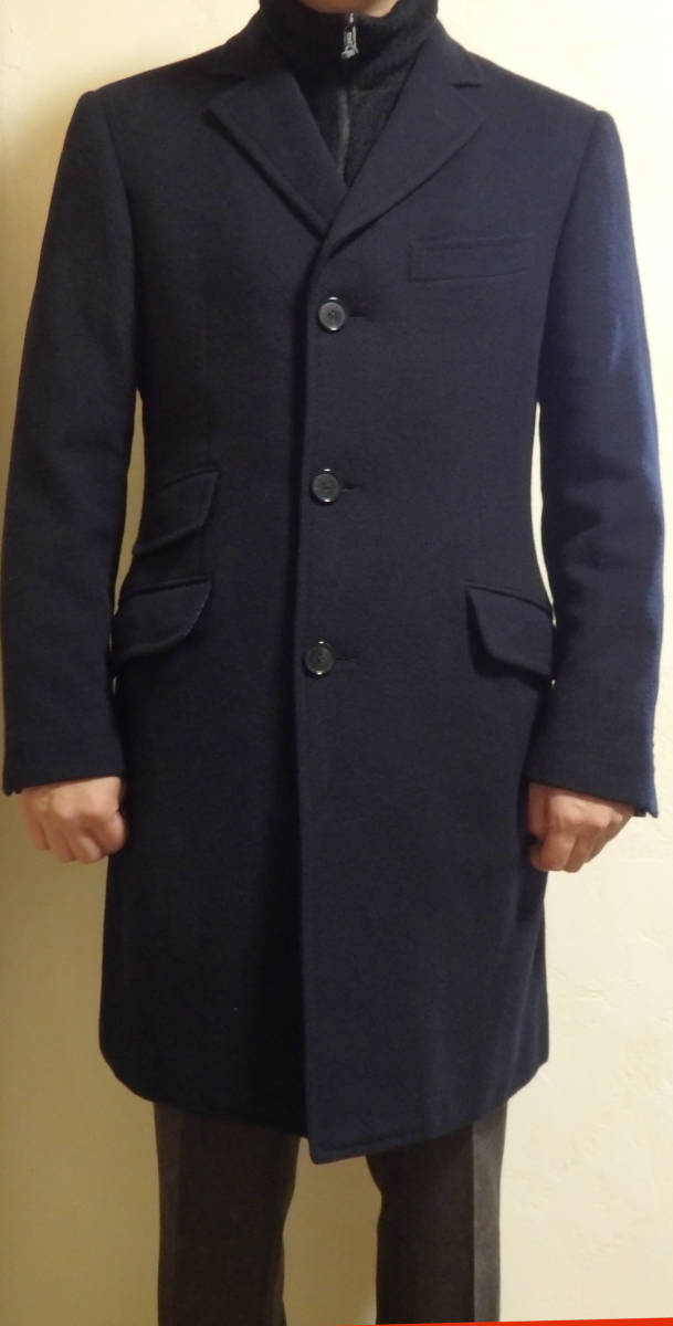 定番の中古商品 スペシャル Isaia チェスターコート カシミアウール