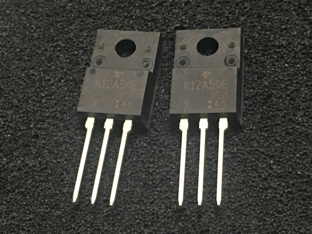 東芝　パワーMOSFET　TK12A50E　500V　12A　50個