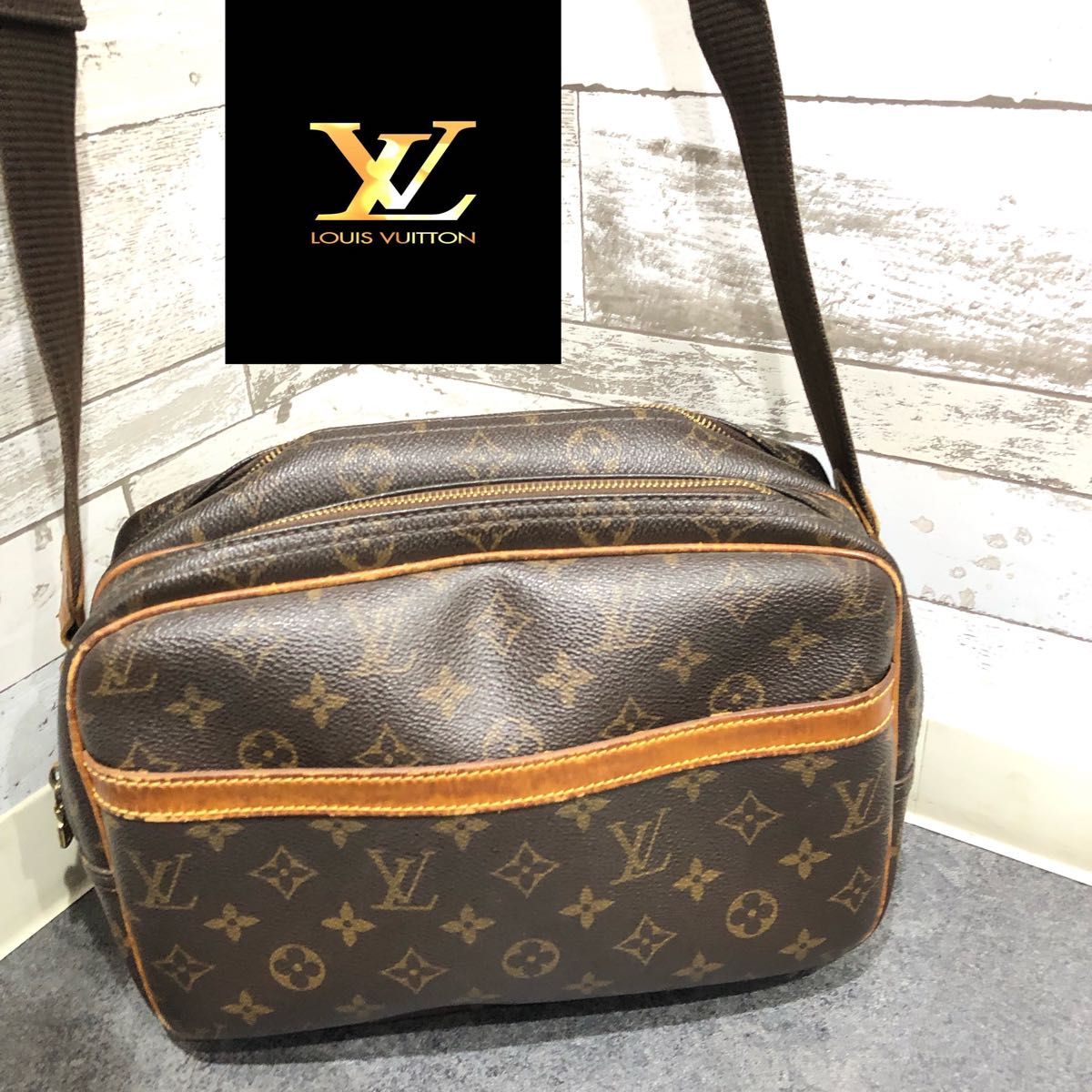 LOUIS VUITTON ルイヴィトン モノグラム リポーターPM ショルダー