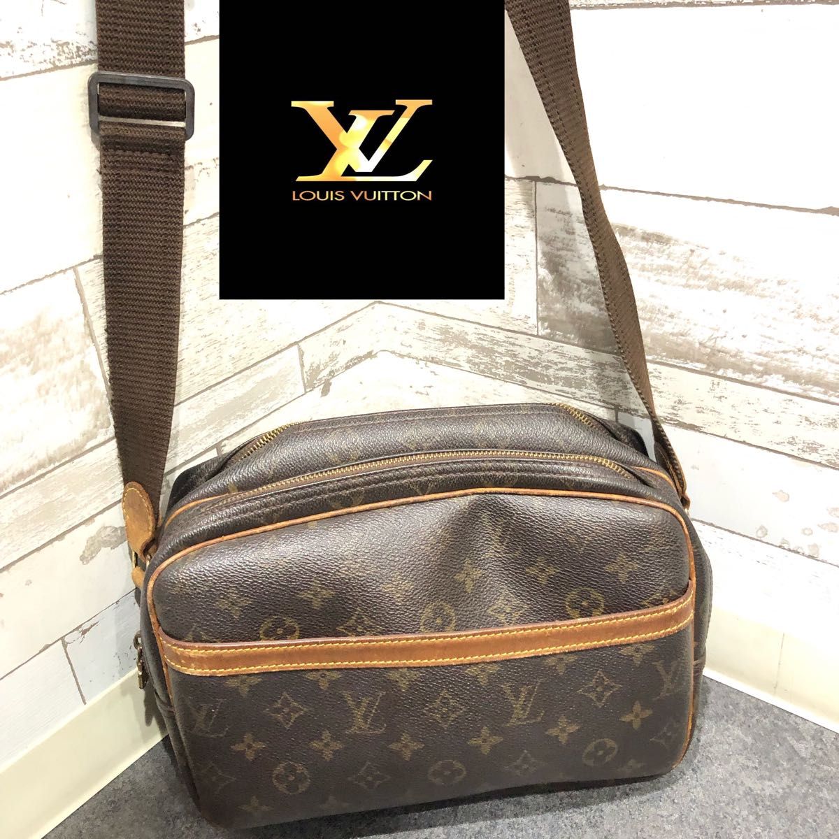 LOUIS VUITTON ルイヴィトン モノグラム リポーターPM ショルダー