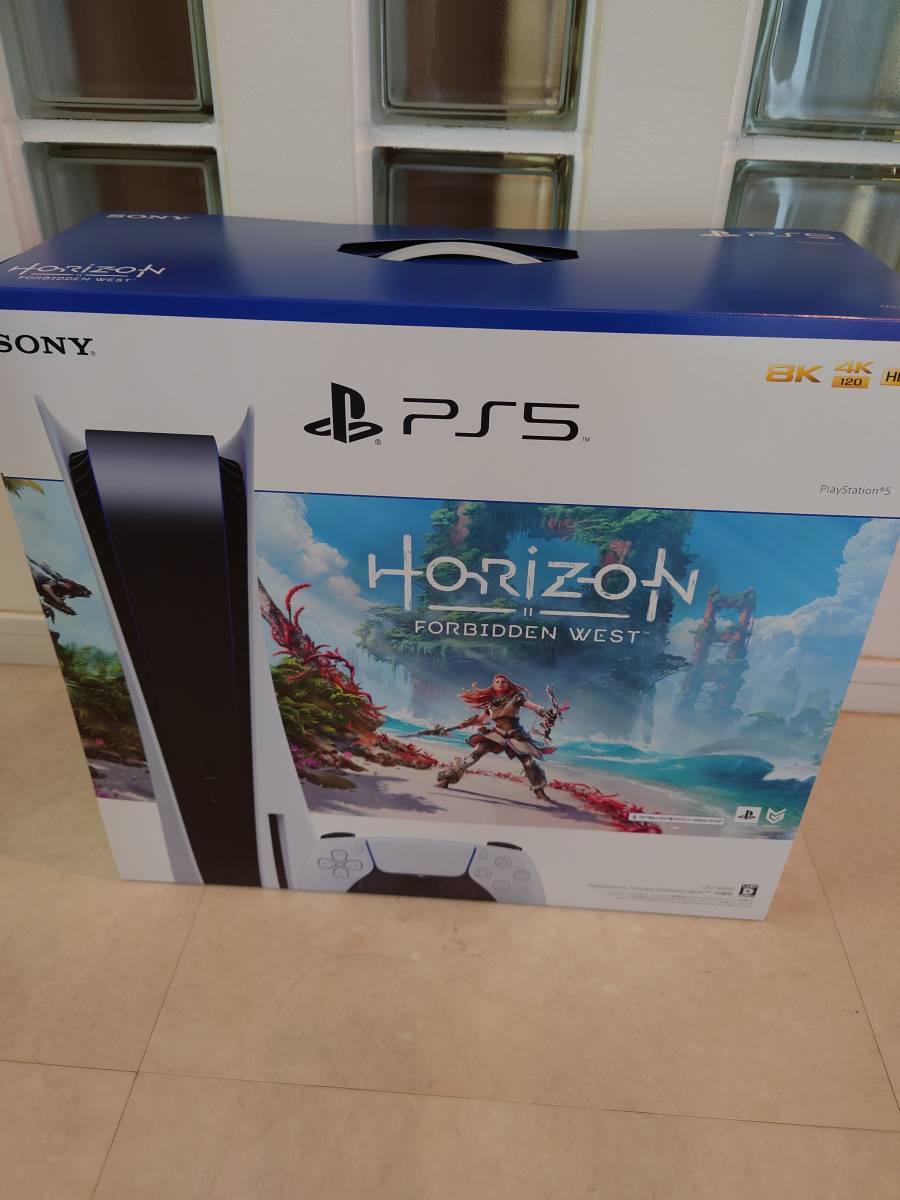 新品未使用/未開封【未使用 新型モデル】PS5 PlayStation5　本体 Horizon同梱版 ディスクドライブ搭載