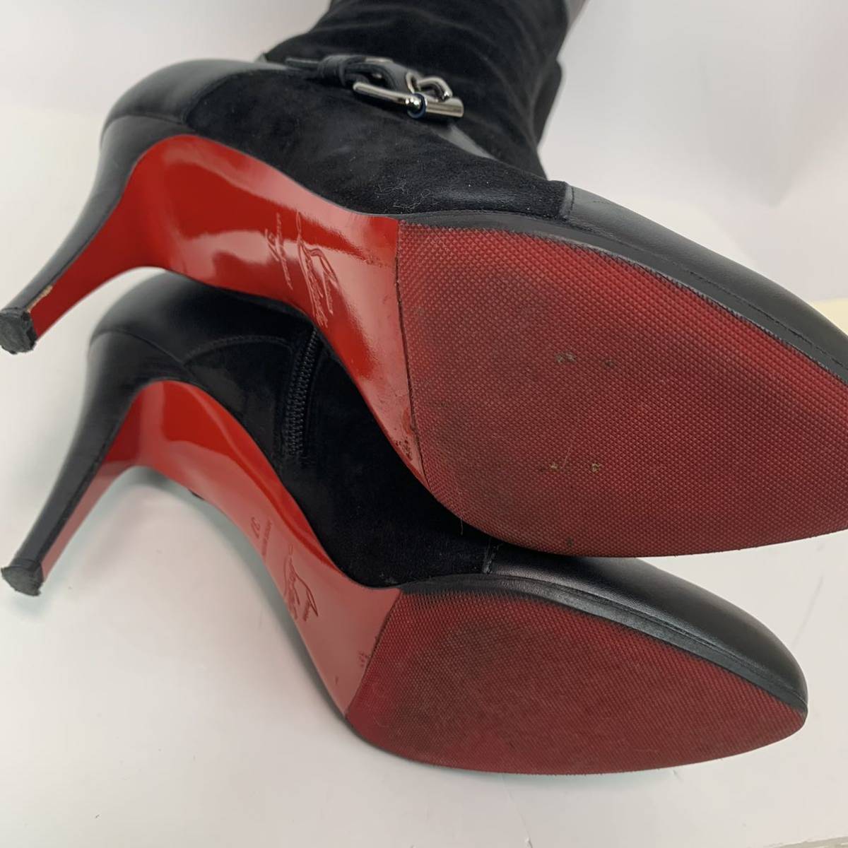 Christian Louboutin ロングブーツ ブラック サイズ37 kanika.ec