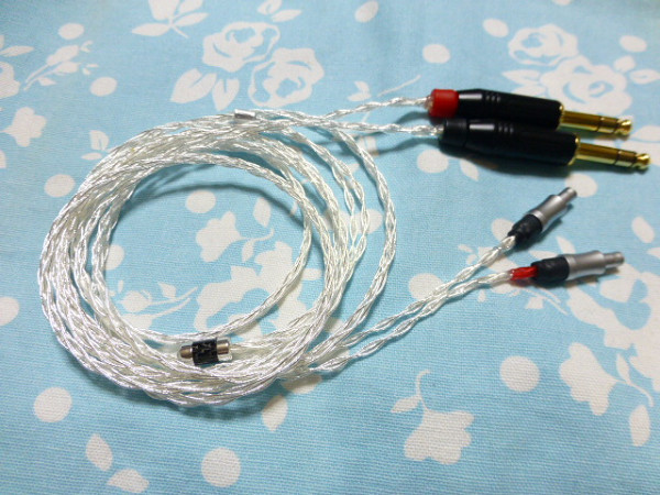 SENNHEISER HD800 HD820 Cascade 4N純銀撚り線 八芯 ブレイド SENNHEISER HD800 HD820 Cascade 4N純銀撚り線 八芯 ブレイド