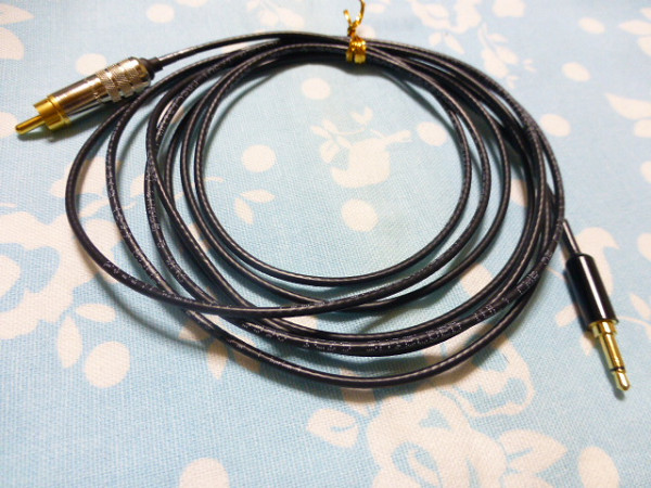 3.5mm monaural - RCA ( male ) same axis digital cable BELDEN 179DT 250cm length .ibasso DX300MAX DX160 Hugo and so on (Fiio 3.5mm4 ultimate correspondence possible 