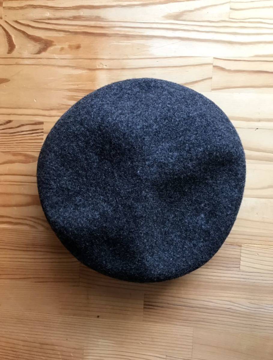 CA4LA カシラ wool BERET ベレー帽 チャコールグレー バスク_画像1