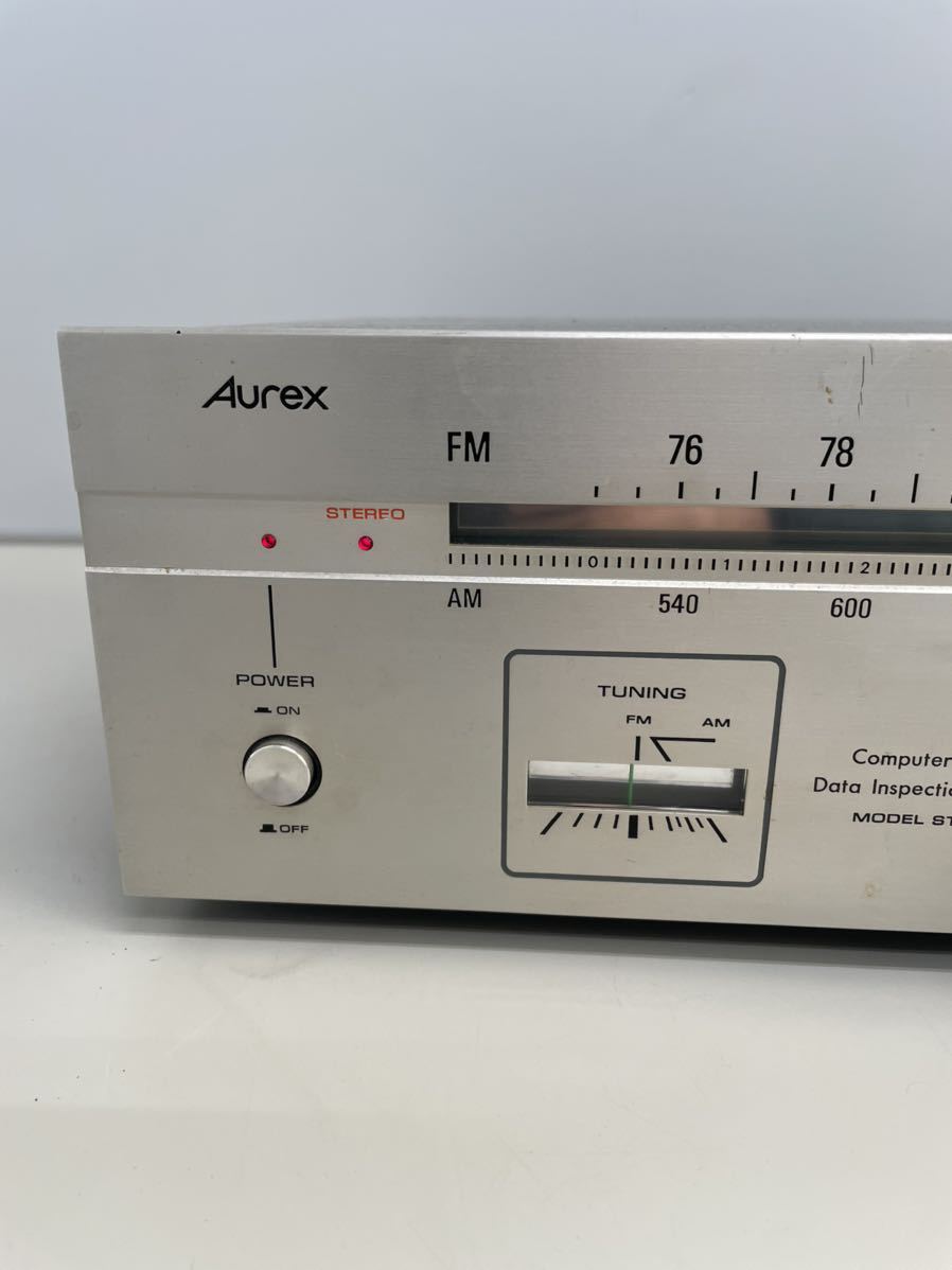 Aurex ST-220 Aurex stereo tuner FM/AM tuner Showa Retro antique that time thing used reception excellent 