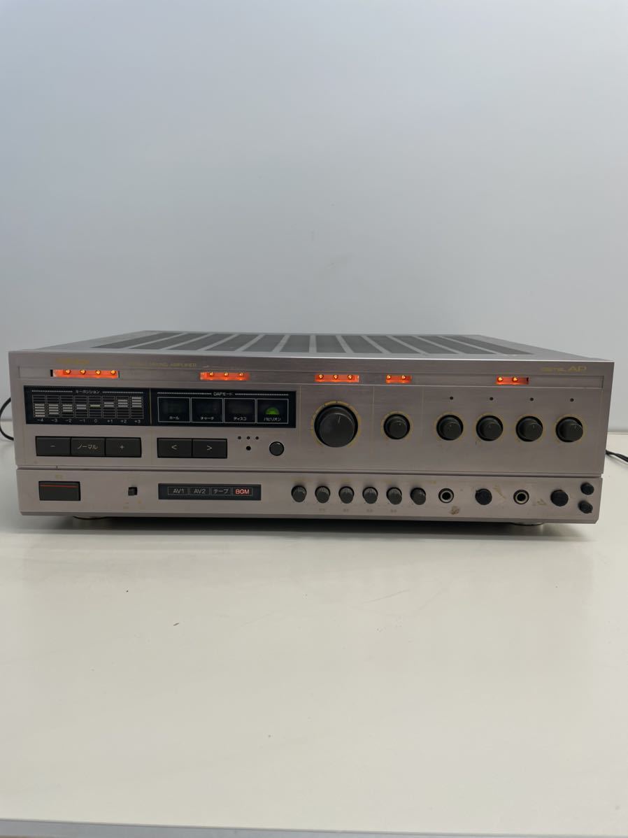 Victor ビクター カラオケ用アンプ AX-K77 STEREO MIXING AMPLIFIER アンプ プリメインアンプ 中古 音出し確認済み_画像1