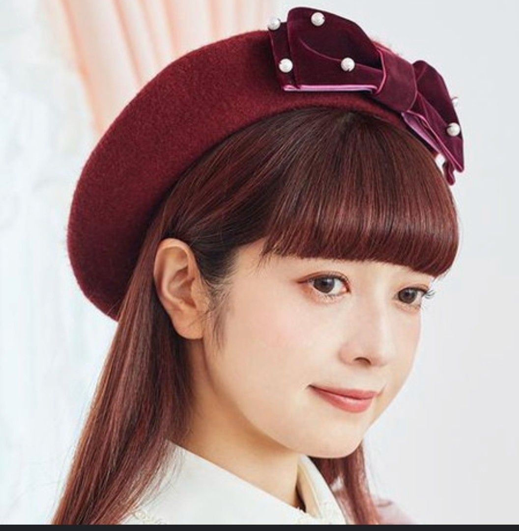 完全送料無料 しまむら×青木美沙子さんコラボ ベレー帽2点セット