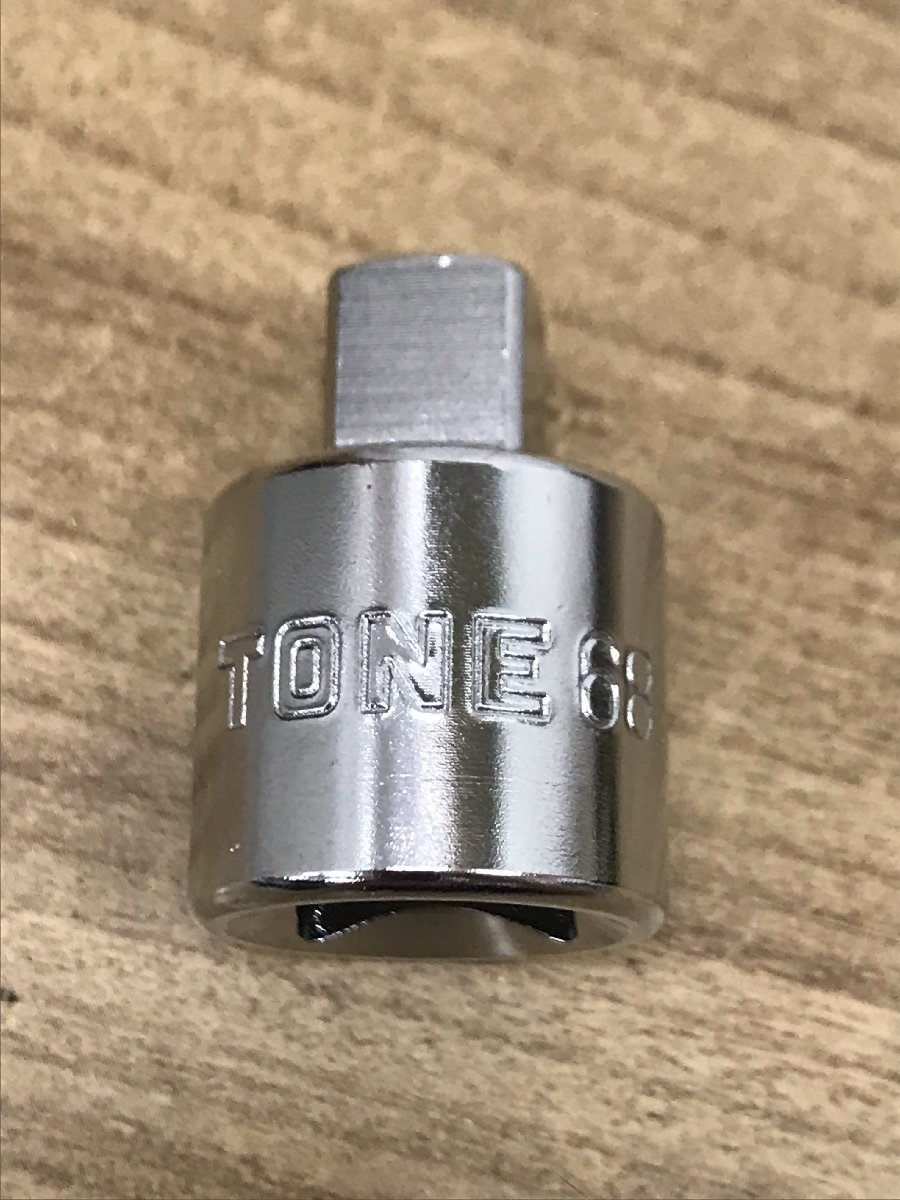 【中古品】■レターパック発送■トネ(TONE) ソケットアダプター 差込角12.7mm(1/2) 68 &9.5mm(3/8) /ITF36ZJKT7ZK_画像3