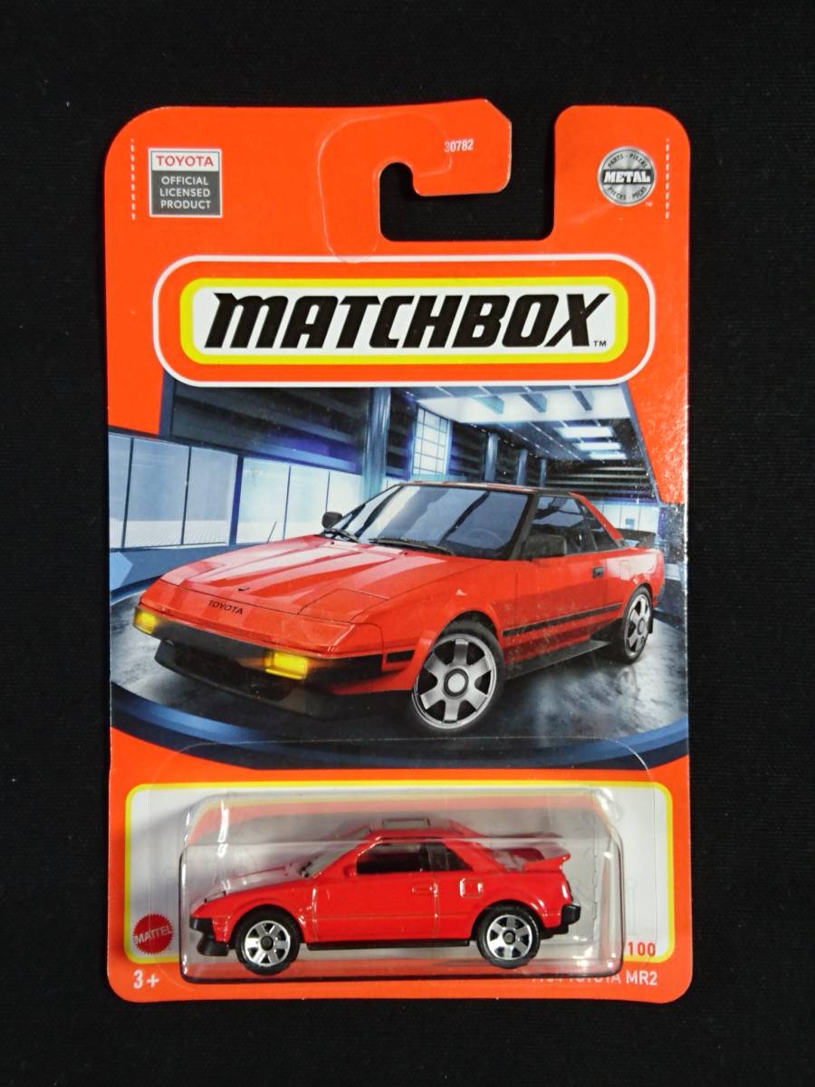 * Matchbox *2022 иностранная версия 1984 TOYOTA MR2 красный / красный свет down левый руль Toyota 84 AW AW11 ( стоимость доставки 220 иен ~)