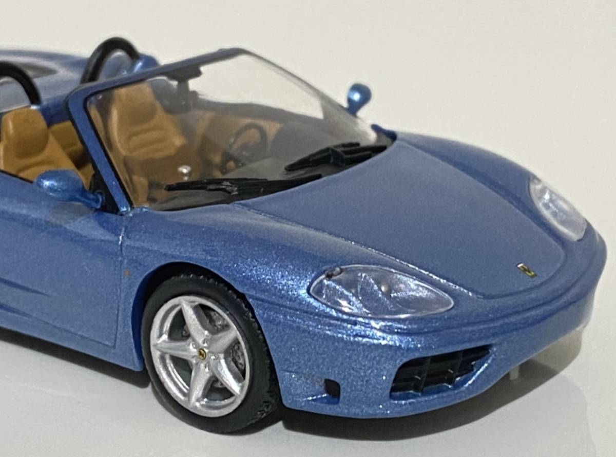 1/43 Ferrari 360 Spider Azzurro California Metallic ◆ Goran Popovic - Pininfarina Design, 3586cc V8 ◆ フェラーリ アシェット_画像8