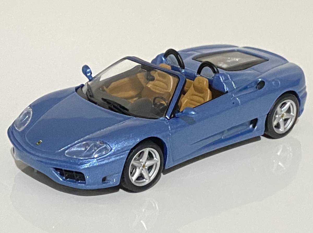 1/43 Ferrari 360 Spider Azzurro California Metallic ◆ Goran Popovic - Pininfarina Design, 3586cc V8 ◆ フェラーリ アシェット_画像2