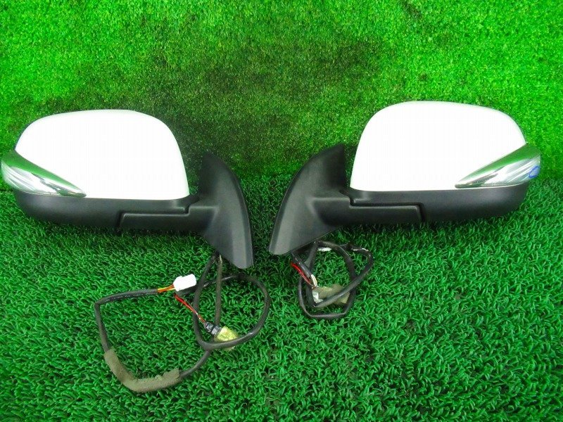  Nissan leaf G ZE0 door mirror side mirror mirror winker attaching electric storage left right set QX1 white pearl 5PIN 2PIN